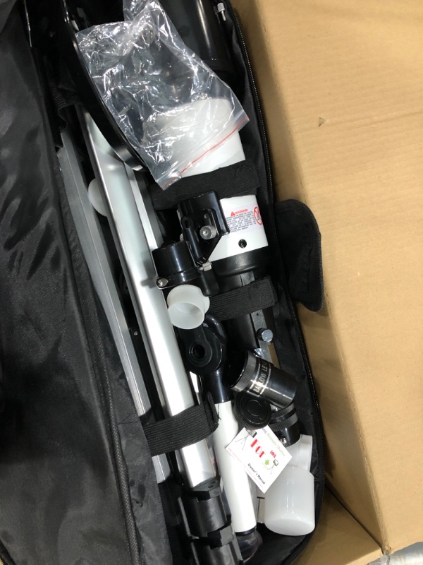 Photo 1 of Gskyer Telescope, 70mm Aperture 400mm AZ Mount Astronomical Refracting Telescope for Kids Beginners - Travel Telescope with Carry Bag, Phone Adapter and Wireless Remote