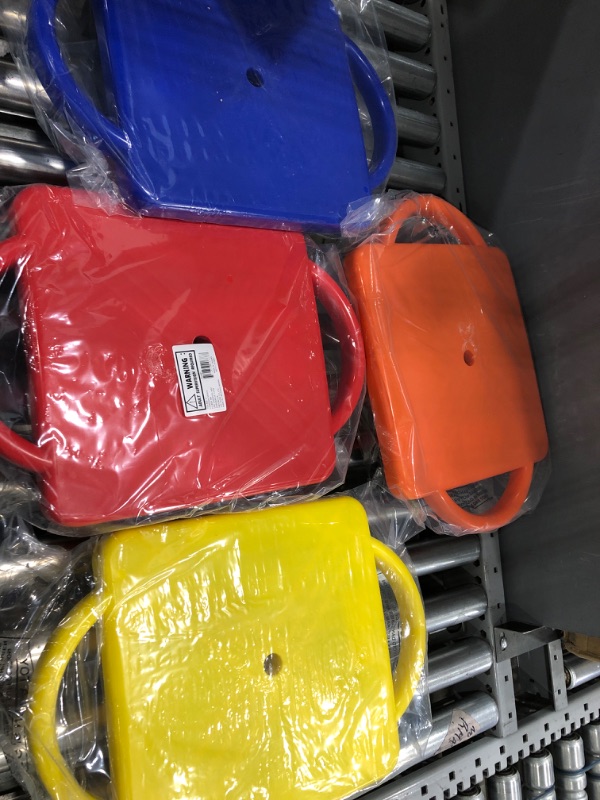 Photo 2 of **ONLY 4** Champion Sports Scooter Set wSwivel Casters, Plastic/Rubber, 12 x 12, Assorted Colors, 4/Set