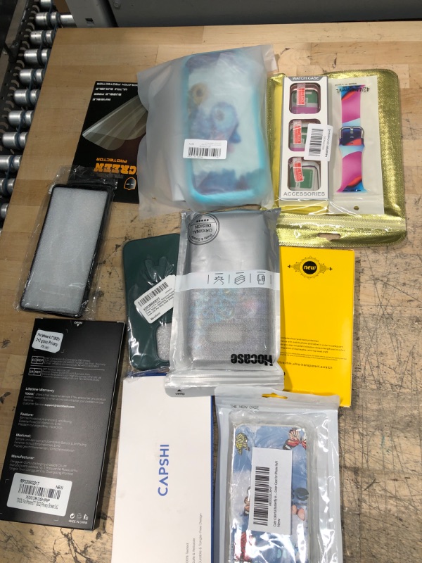 Photo 1 of BUNDLE OF ASSORTED PHONE ACCESSORIES  ( ASSORTED MODELS , SIZES & COLORS  )( 10 ITEMS )