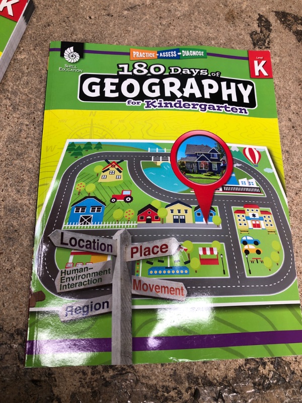 Photo 2 of 180 Days of Geography for Kindergarten - (180 Days of Practice) by  Jessica Hathaway (Paperback)