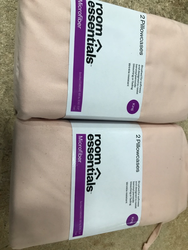 Photo 1 of 2PK-Microfiber Solid Pillowcase Set - Room Essentials™

