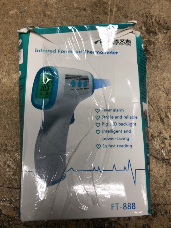Photo 1 of Tuscom Non-contact forehead infrared thermometer can be converted to Fahrenheit Celsius
