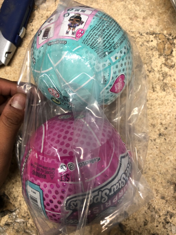 Photo 2 of 2 pack - LOL Surprise All-Star B.B.s Sports Sparkly Basketball Series with 8 Surprises Great Gift for Kids Ages 4 5 6+
