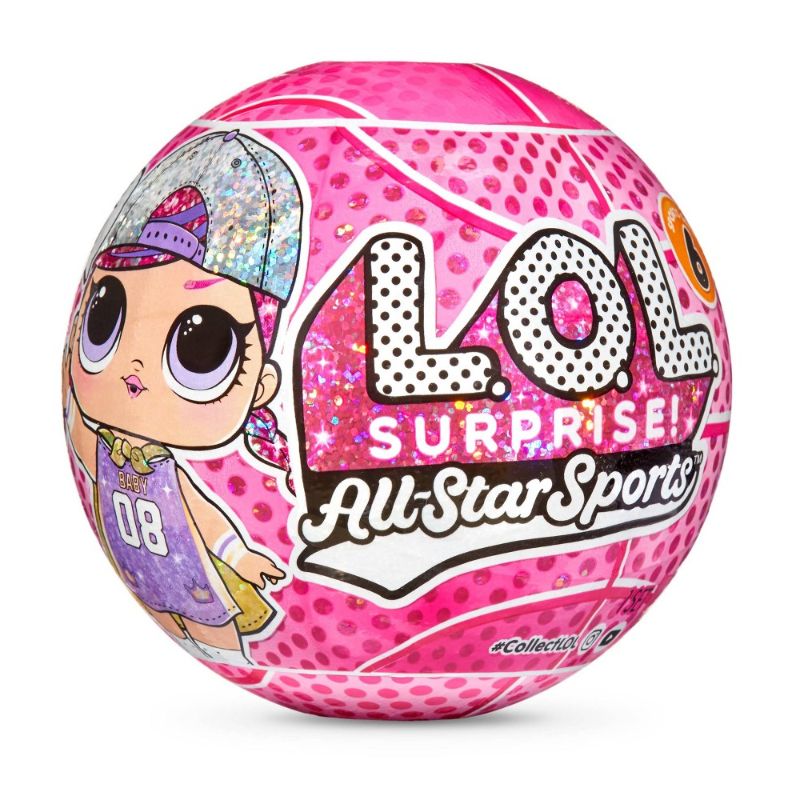 Photo 1 of 2 pack - LOL Surprise All-Star B.B.s Sports Sparkly Basketball Series with 8 Surprises Great Gift for Kids Ages 4 5 6+
