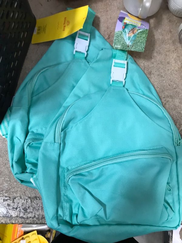 Photo 1 of 2PK-Sun Squad Sling Bag with Pockets Green 26.5in
