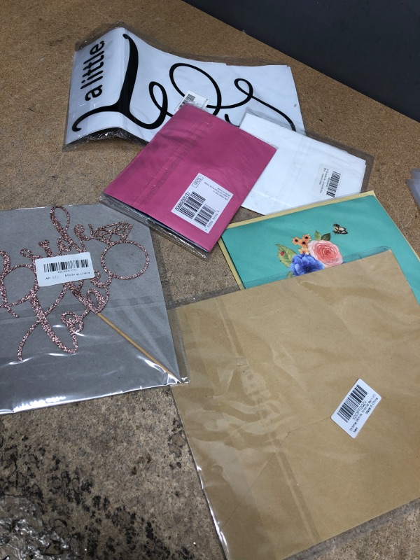 Photo 1 of Birthday bundle with cards, balloon, and cake toppers 