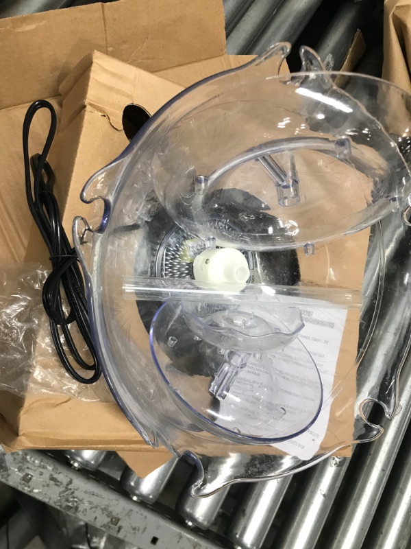 Photo 3 of Nostalgia 3-Tier Party Fountain, Holds 1.5 Gallons, LED Lighted Base, Includes 8 Reusable Cups, 1.5 Gallon, Clear
**USED**