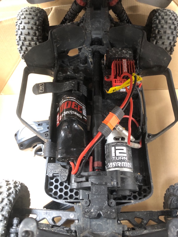 Photo 1 of ARRMA 1/10 SENTON 4X4 V3 MEGA 550 Brushed Short Course RC Truck RTR (Transmitter, Receiver, NiMH Battery and Charger Included), Red, ARA4203V3T1
