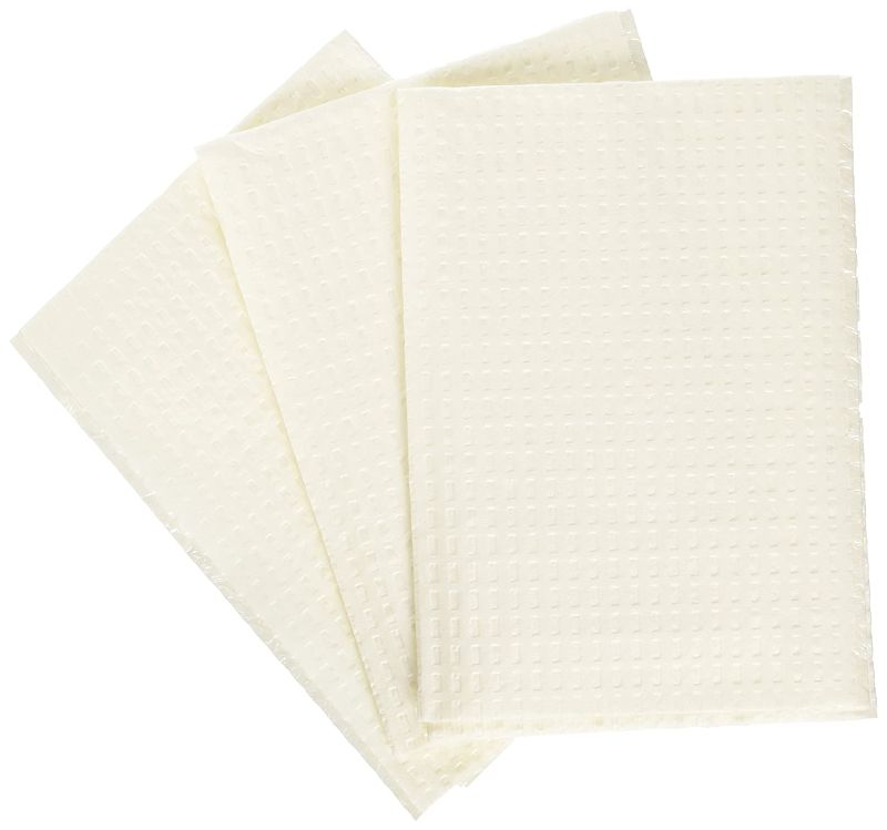 Photo 1 of 2-Ply Tissue/Poly Professional Towels, 13" x 18", White 