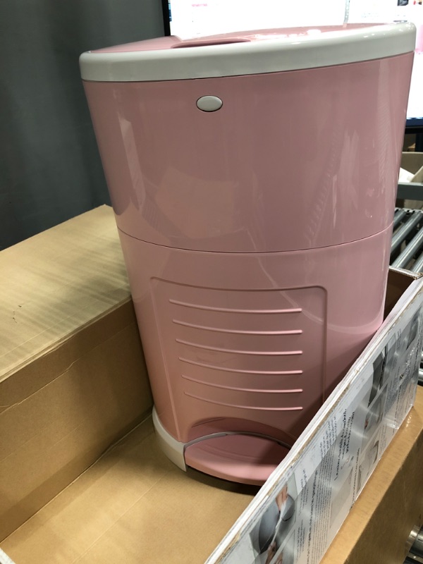 Photo 2 of Dekor Plus Hands-Free Diaper Pail | Soft Pink | Easiest to Use | Just Step – Drop – Done | Doesn’t Absorb Odors | 20 Second Bag Change | Most Economical Refill System |Great for Cloth Diapers