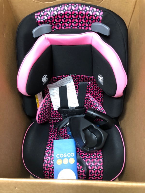 Photo 2 of Cosco Empire All-in-One Convertible Car Seat, Extended Use All-in-One Car Seat: Rear-Facing 5-40 pounds, Forward-Facing Harness 22-50 pounds, and Belt-Positioning 40-80 pounds, Spring Petals