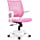 Photo 1 of neo chair Office Chair Computer Desk Chair Gaming - Ergonomic Mid Back Cushion Lumbar Support with Wheels Comfortable Blue Mesh Racing Seat Adjustable Swivel Rolling Home Executive (Pink)
