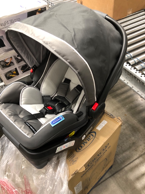 Photo 4 of Graco SnugRide SnugLock 35 Infant Car Seat | Baby Car Seat, Tenley SnugLock Easy Install Tenley