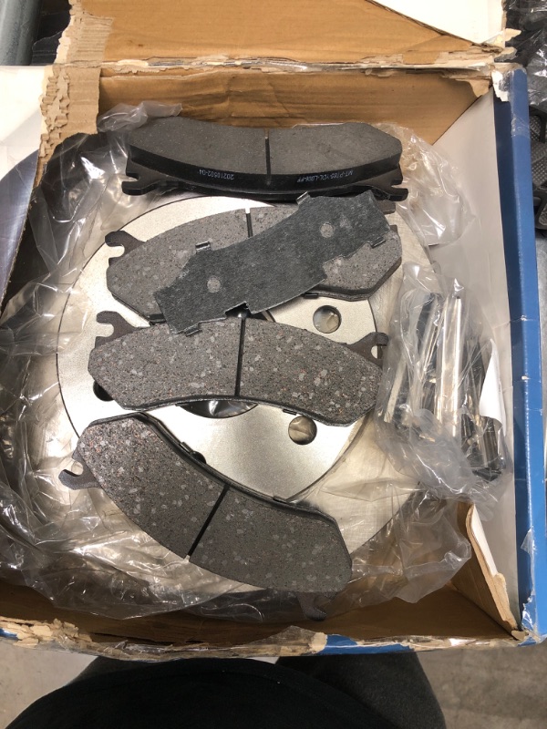 Photo 3 of Detroit Axle - 12.01"(305mm) 6-Lug Front Disc Rotors Brake Pads Replacement for Silverado Sierra Suburban Yukon XL 1500 Tahoe - [4-Wheel Disc Model]