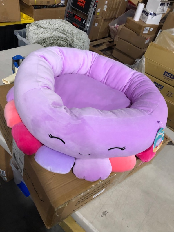 Photo 3 of **USED/SEE NOTES** Squishmallows 24-Inch Beula Octopus Pet Bed - Medium Ultrasoft Official Squishmallows Plush Pet Bed