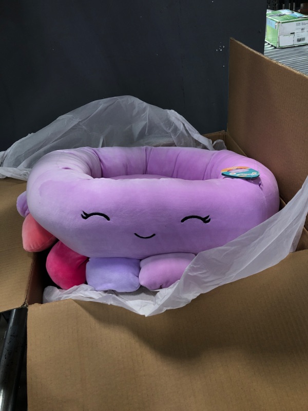 Photo 2 of **USED/SEE NOTES** Squishmallows 24-Inch Beula Octopus Pet Bed - Medium Ultrasoft Official Squishmallows Plush Pet Bed