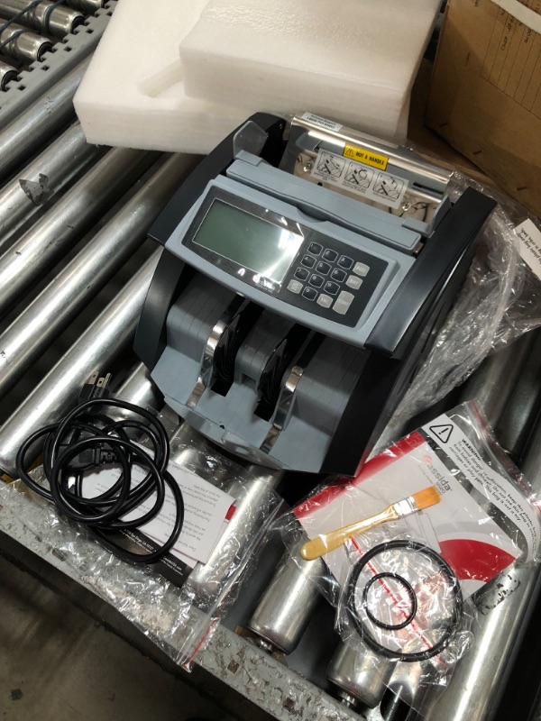 Photo 2 of Cassida 5520 UV/MG - USA Money Counter with ValuCount, UV/MG/IR Counterfeit Detection, Add and Batch Modes - Large LCD Display & Fast Counting Speed 1,300 Notes/Minute UV/MG Counterfeit Detection 