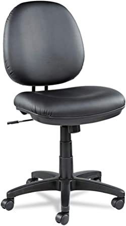 Photo 1 of Alera ALEIN4819 Alera Interval Series Swivel/tilt Task Chair, Leather, Black
