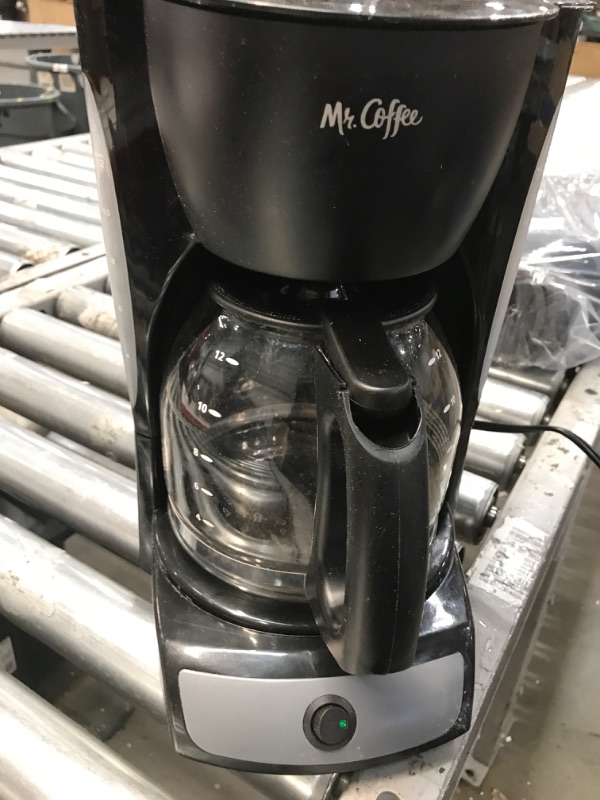 Photo 2 of **USED**  Mr. Coffee Coffee Maker with Auto Pause and Glass Carafe, 12 Cups, Black & 2129512, 5-Cup Mini Brew Switch Coffee Maker, Black Black Coffee Maker + Coffee Maker, Black