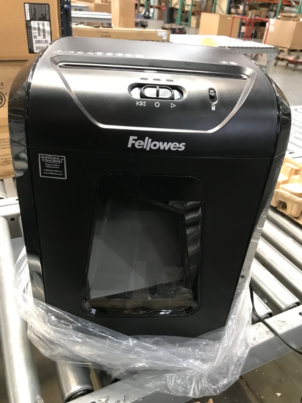 Photo 2 of Fellowes 12C15 12 Sheet Cross-Cut Paper Shredder for Home and Office with Safety Lock 12 Sheet Paper Shredder+