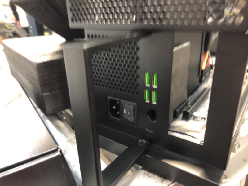 Photo 5 of Razer Core X Chroma Aluminum External GPU Enclosure (eGPU): Compatible with Windows & MacOS Thunderbolt 3 Laptops, NVIDIA /AMD PCIe Support, 700W PSU, 4x USB 3.1, 1x Gbit Ethernet, Chroma RGB, Black Classic Black Core X Chroma eGPU