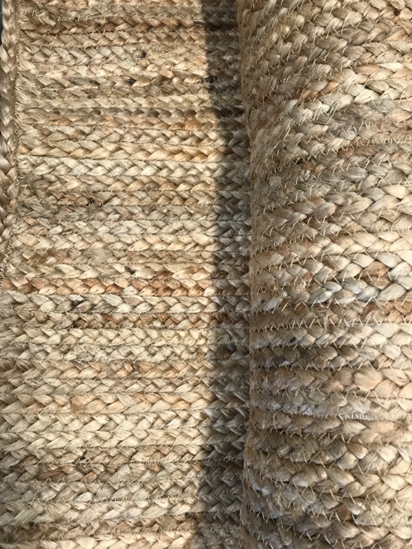 Photo 3 of **MINOR WEAR & TEAR**nuLOOM Rigo Hand Woven Farmhouse Jute Area Rug, 5' x 8', Natural
