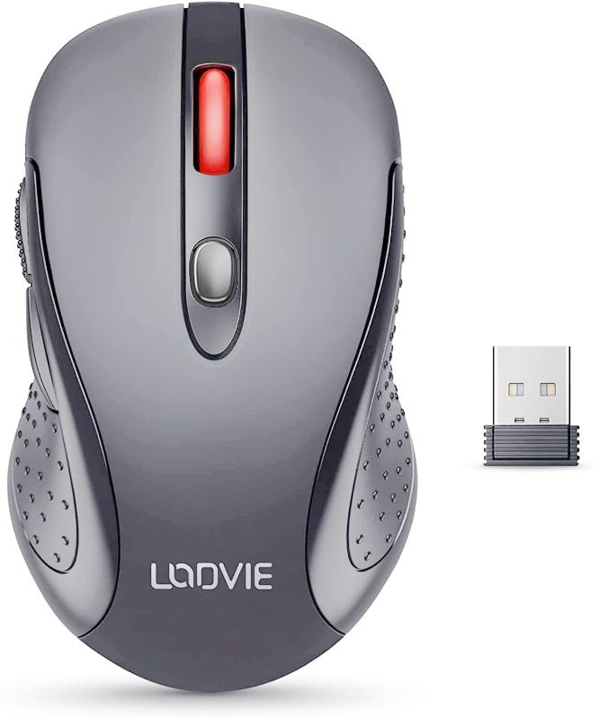 Photo 1 of Computer Ergonomic Mouse 2.4G Laptop Mouse, USB Mouse, 5 Adjustable DPI Cordless Mouse with 6-Button 2 pack 