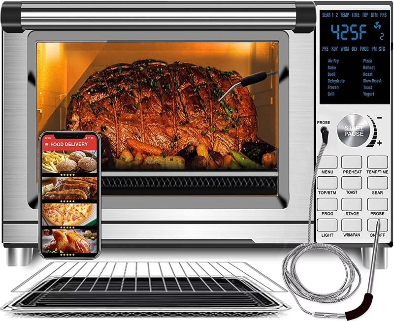 Photo 1 of ***TESTED/ TURNS ON** NUWAVE Bravo Air Fryer Oven, 12-in-1, 30QT XL Large Capacity Digital Countertop Convection Oven

