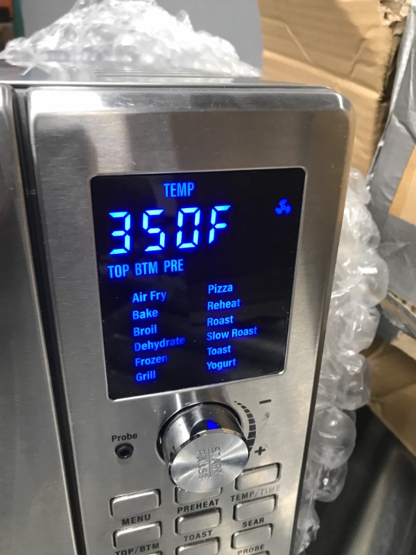 Photo 2 of ***TESTED/ TURNS ON** NUWAVE Bravo Air Fryer Oven, 12-in-1, 30QT XL Large Capacity Digital Countertop Convection Oven
