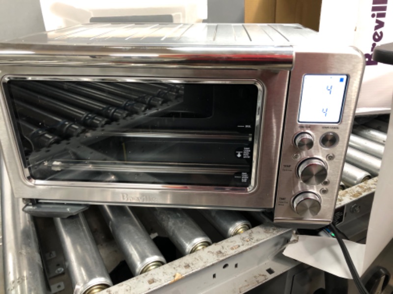 Photo 2 of Breville Smart Oven Air Fryer Toaster Oven, Brushed Stainless Steel, BOV860BSS