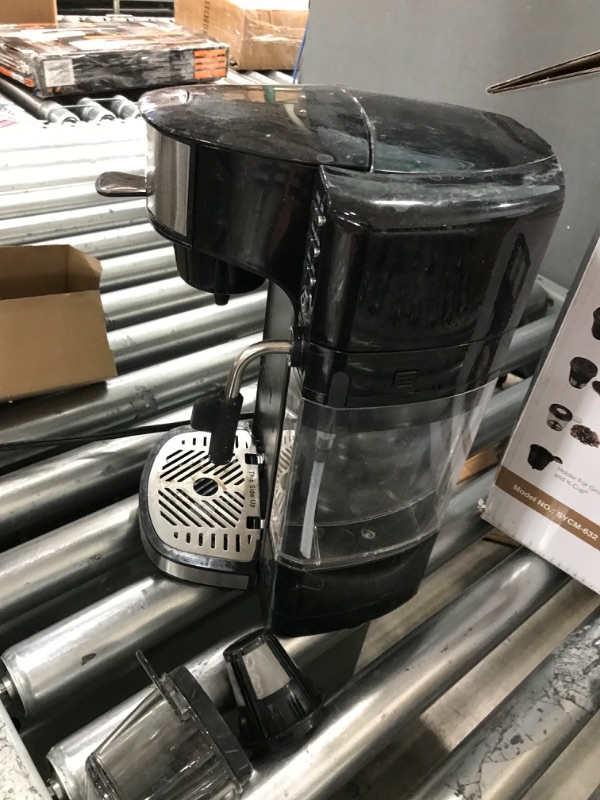 Photo 4 of **USED/POSSIBLE MISSING PARTS** 6-In-1 Coffee Maker with Auto Milk Frother, Single Serve Coffee, Tea, Latte and Cappuccino Machine, Compatible With Capsule & Ground Coffee, Compact Coffee Maker