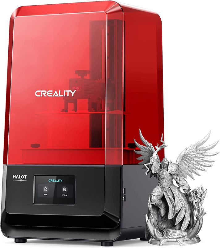 Photo 1 of Creality Resin 3D Printer Halot-Lite 8.9" Monochrome LCD Screen UV 4K Resin 3D Printers with High-Precision Integral Light Fast Printing WiFi Control Easy Slicing, Larger Print Size 7.55x4.72x7.87in