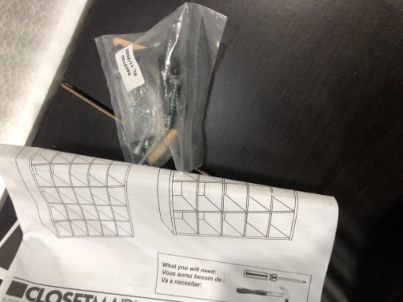 Photo 1 of ClosetMaid 15 Cube Stackable Storage Organizer for Shoes, Bags, Crafts, Hobbies with Wood Shelves, for Closet, Entryway or Mudroom, Espresso Espresso 15-Unit Organizer Organizer