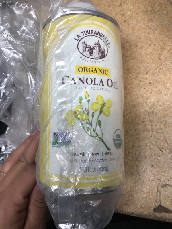 Photo 2 of ** EXPIRES SEP2024** La Tourangelle, Organic Canola Oil, Expeller-Pressed Non-GMO Canola Seeds, Pesticide and Chemical Free, High Heat Neutral Cooking Oil, 16.9 fl oz
