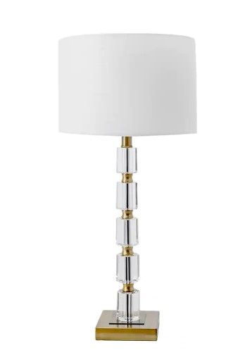 Photo 1 of  Brass Glam Table Lamp, Dimmable