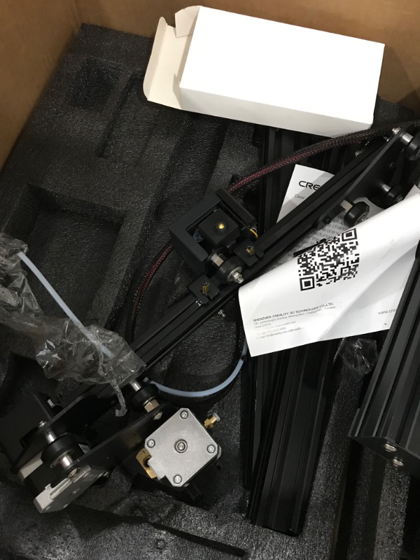 Photo 3 of FOR PARTS ONLY. USED. 3D Printer Filament Dryer Box, Comgrow 3D Filament Storages, Keeping Filaments Dry During 3D Printing, Compatible with 1.75mm/2.85mm PLA PETG ABS Material, Filament Dehydrator, Spool Holder Black and Blue