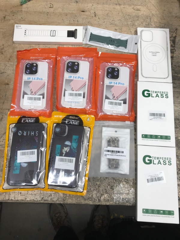 Photo 1 of 11 ASSORTED PHONE CASES AND APPLE WATCH BANDS