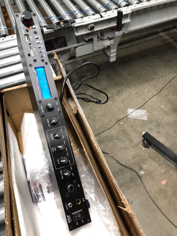 Photo 1 of Pyle Rack Mount Studio Pre-Amplifier - Audio Receiver System w/ Digital LCD Display Bluetooth FM Radio Recording Mode Remote Control USB Flash or SD Card Reader Input and Output Jack - PPRE70BT