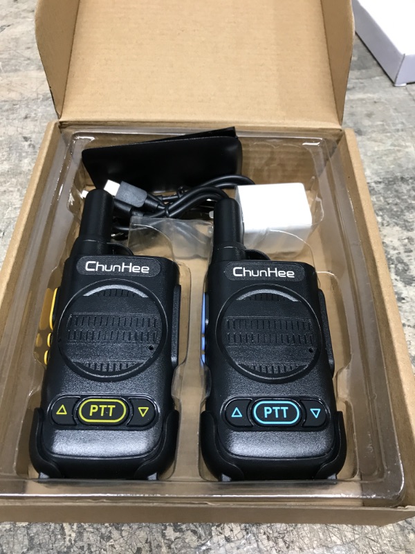 Photo 2 of ChunHee Intercoms Wireless for Home, 16 Channels Portable Intercom System Room to Room Communication, 1.5 Miles Long Range Two-Way Radio for Business - Intercom Caregiver Pager for Elderly Home Use