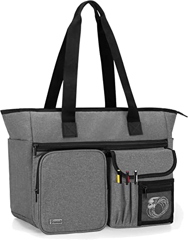 Photo 1 of Trunab Teacher Tote Bag Work Bag with Multiple Pocket and Padded Compartment for up to 15.6”Laptop