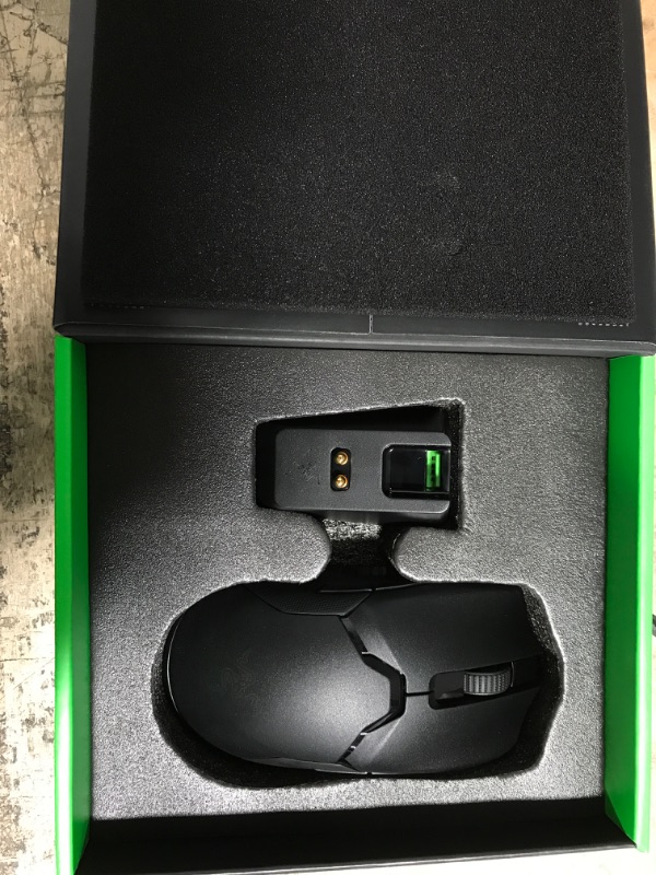 Photo 2 of Razer Viper Ultimate Hyperspeed Lightweight Wireless Gaming Mouse & RGB Charging Dock: Fastest Gaming Mouse Switch - 20K DPI Optical Sensor - Chroma Lighting - 8 Programmable Buttons - 70 Hr Battery Classic Black Mouse + Dock