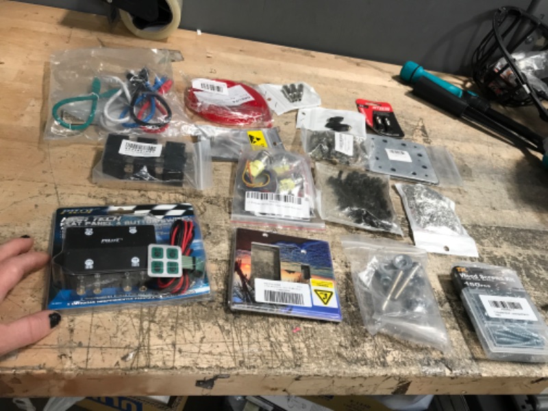 Photo 1 of 16 PIECE ELECTRICAL AND HARDWARE BUNDLE