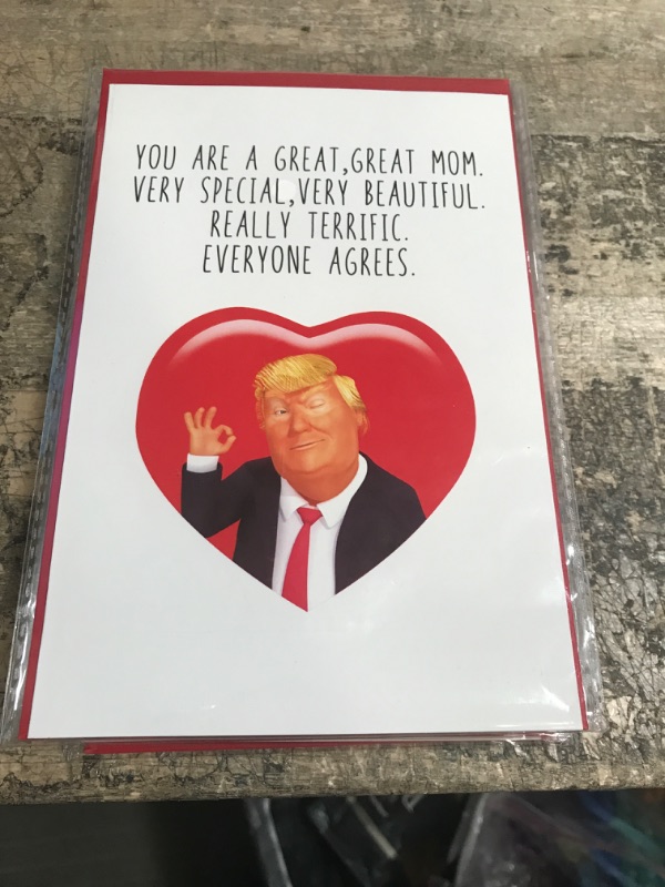 Photo 2 of X12 Funny Mothers Day Card,Trump Humor Mother's Day Greeting Cards,Gifts for Mom