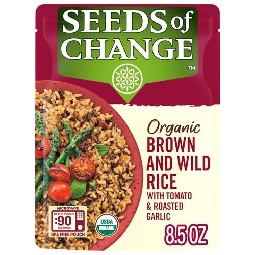 Photo 1 of ***Best before 03/2023***Seeds of Change Organic Brown And Wild Rice Tomato & Roasted Garlic -- 8.5 oz (12 pack)