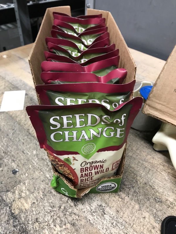 Photo 2 of ***Best before 03/2023***Seeds of Change Organic Brown And Wild Rice Tomato & Roasted Garlic -- 8.5 oz (12 pack)