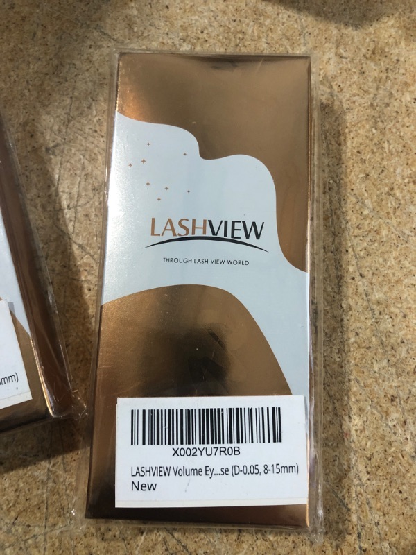 Photo 2 of (pack of 2) LASHVIEW Easy Fan Volume Lashes,Volume Lash Extensions,Easy Fan Lashes,Silk Individual Semi-permanent Handmade Soft Auto-Fan Eyelashes For Professional Salon Use (0.05-D, 8-15mm Mixed) D-0.05 (8-15mm)