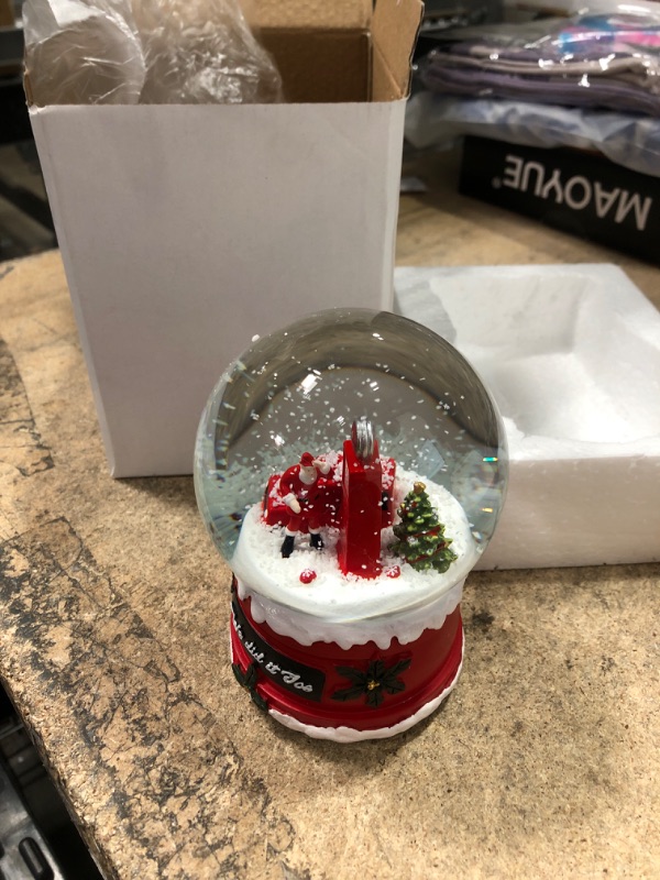 Photo 2 of 2022 Snow Globes NYC We Did It Joe Snow Globe Merry Christmas Crystal Ball Clockwork Music Box Snow Globe Home Decor Tabletop 5.9inch Hilarious Biden Snow Globe