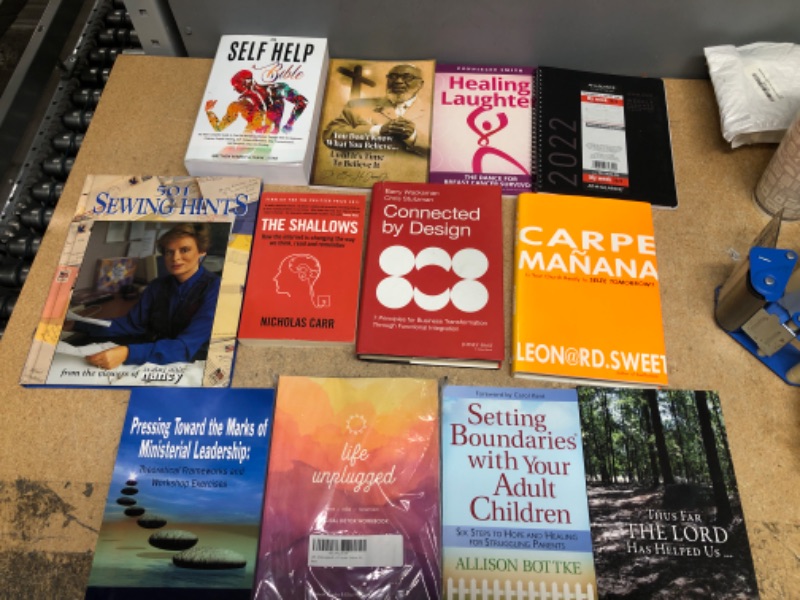 Photo 1 of 12 Book's Bundle - Random Self-Help/Religious Book's