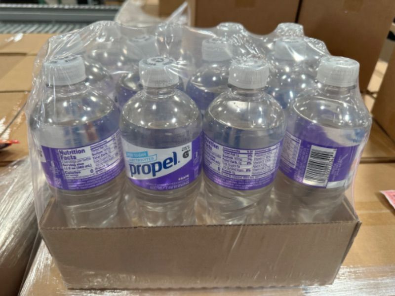 Photo 1 of **BBD: April 24, 2023**
Propel, Grape, 24 Fl Oz (Pack of 12)