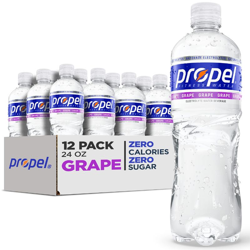 Photo 1 of **BBD: April 24, 2023**
Propel, Grape, 24 Fl Oz (Pack of 12)